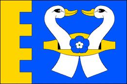 Vlajka obce Lhota Rapotina
